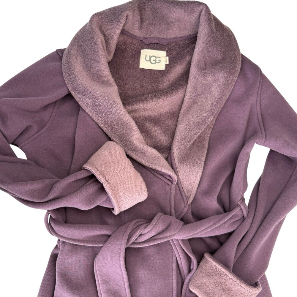 UGG Dusty Lavender Plush Shawl Collar Robe